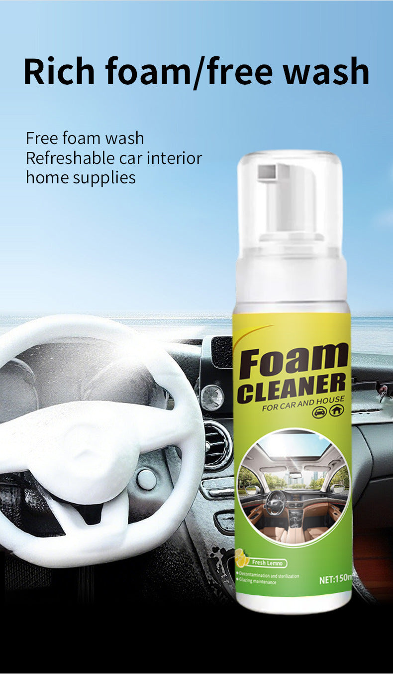 Auto Glow Pro Foam Cleaner – Waterless Car Interior & Stain Remover