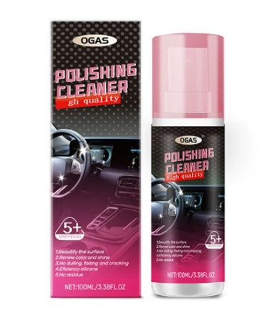 Auto Glow Pro Interior Polish – Dashboard & Leather Restorer Spray