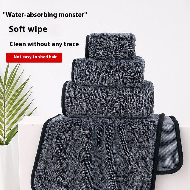 Auto Glow Pro Microfiber Car Towel – Ultra-Thick Scratch-Free Detailing Cloth